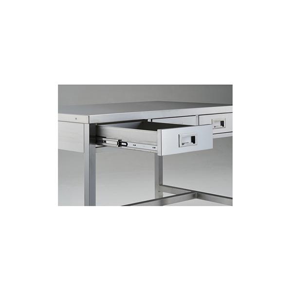 トラスコ TRUSCO オレンジブック 業務用 オールステンレス作業台 引出し付 1500X600X750mm SWD3-1560 115-3641_1