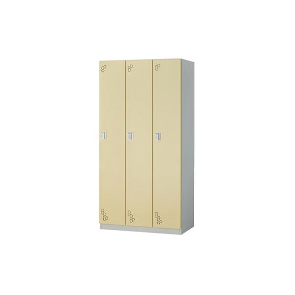 トラスコ TRUSCO オレンジブック ロッカー 女性用 ダイヤル錠式 クリームイエロー LWL-3Y 207-5922