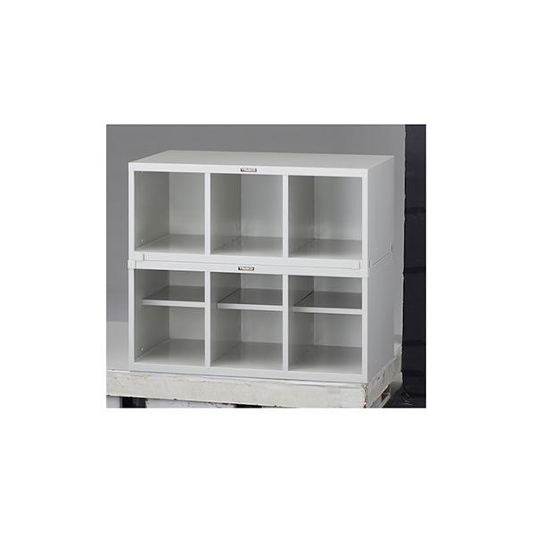 トラスコ TRUSCO オレンジブック 上置きシューズロッカー ホワイト UP-9035 382-5886