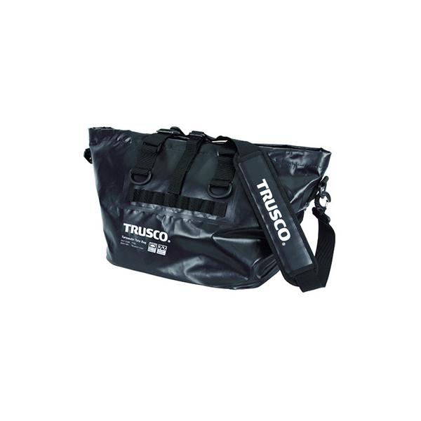 トラスコ TRUSCO オレンジブック 防炎ターポリントートバッグ ブラック TTBL-BK 489-2801