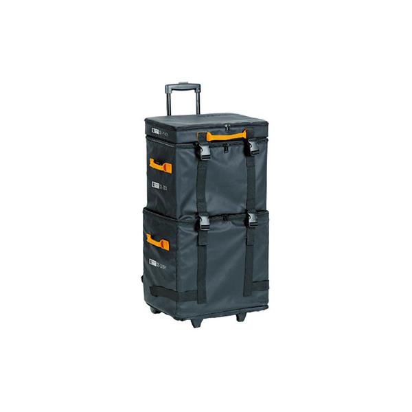 トラスコ TRUSCO オレンジブック プロ用段積みバッグ STACK BLOCK 3段タイプ ブラック SB-3SET 116-4234