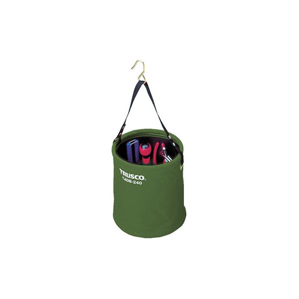 トラスコ TRUSCO 電工バケツ オレンジブック 現場用 アタッチメント付 OD TADB-200-OD 488-0293