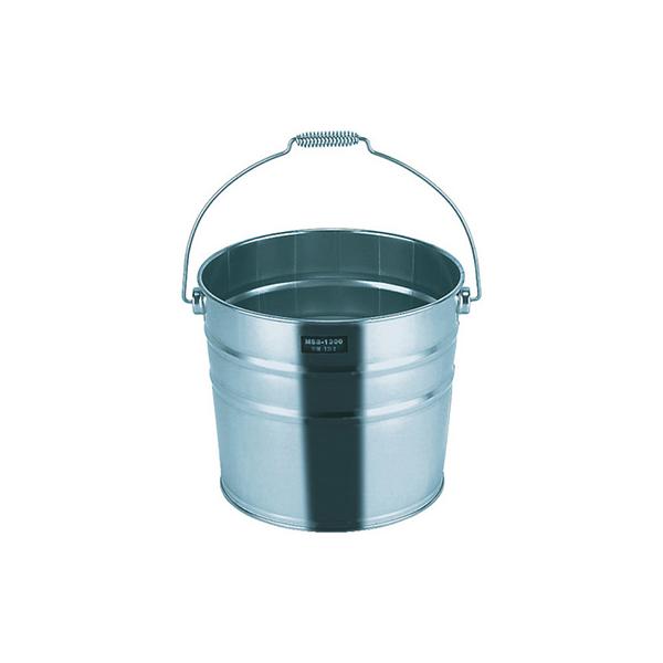 トラスコ TRUSCO オレンジブック 業務用 清掃用具 オイルステンレスバケツ T-MNM-18A 437-3952