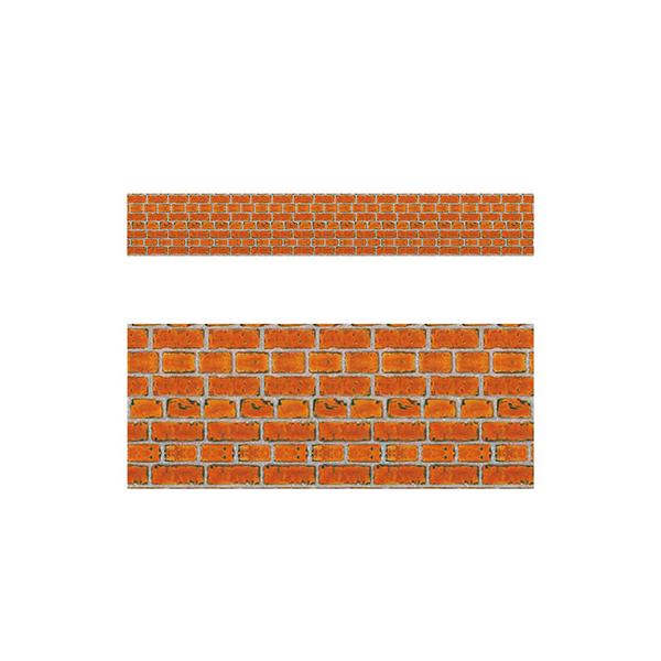 ビニール幕 レンガ 450mmX50m巻 PC8-8020 販促 店頭 ポップ ワゴン 什器