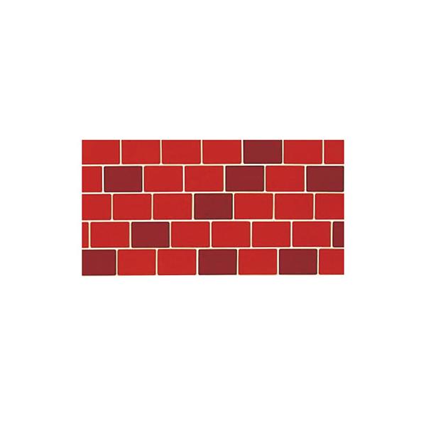 ビニール幕 レンガのイラスト 600mmX50m巻 PA8-0011 販促 店頭 ポップ ワゴン 什器