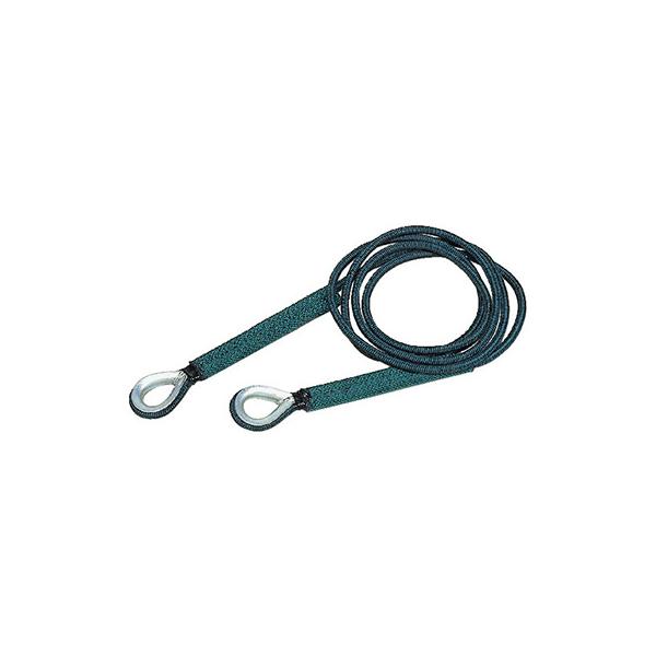 トラスコ TRUSCO オレンジブック セフティパワーロープ 両端シンブル入 9mm×5m 1本入り SP-95C 117-5637