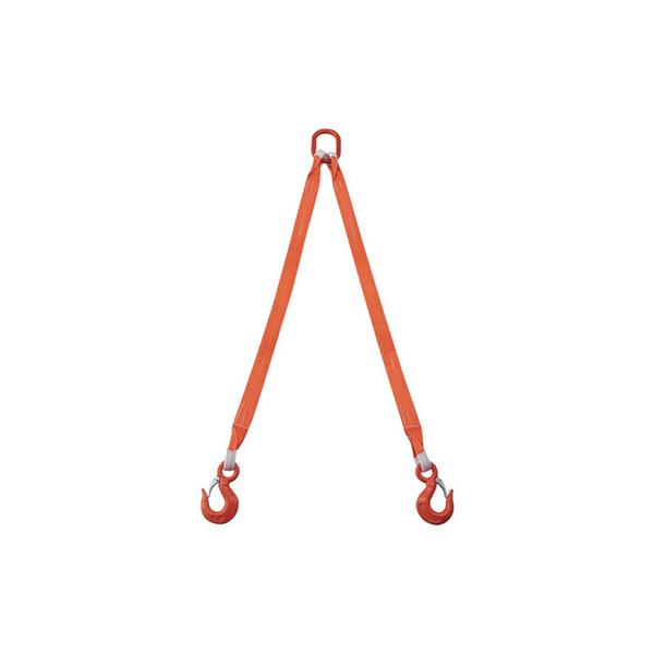 トラスコ TRUSCO オレンジブック 2本吊ベルトスリングセット 50mm幅×1.5m 1S G50-2P15 258-0321