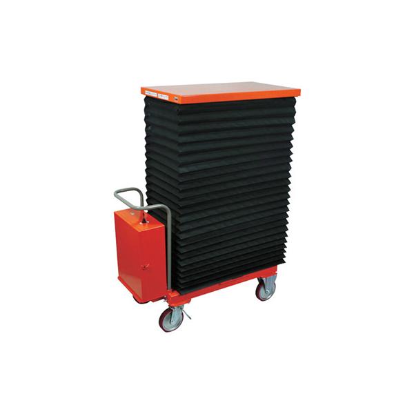 トラスコ TRUSCO オレンジブック ハンドリフター 電動 400kg 600×1050 電動昇降式 蛇腹付 HLAN-400J 464-4425