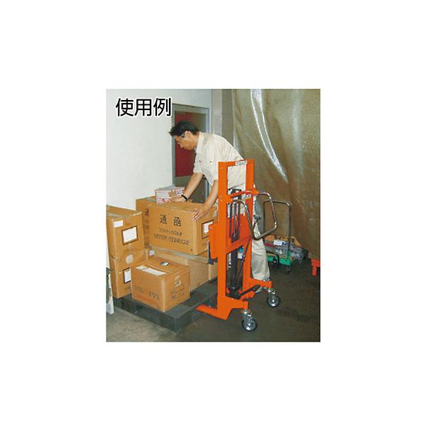 トラスコ TRUSCO オレンジブック コゾウリフター 手動 テーブル式 200kg H85〜1203mm BEA-H200-12T 115-8400_1