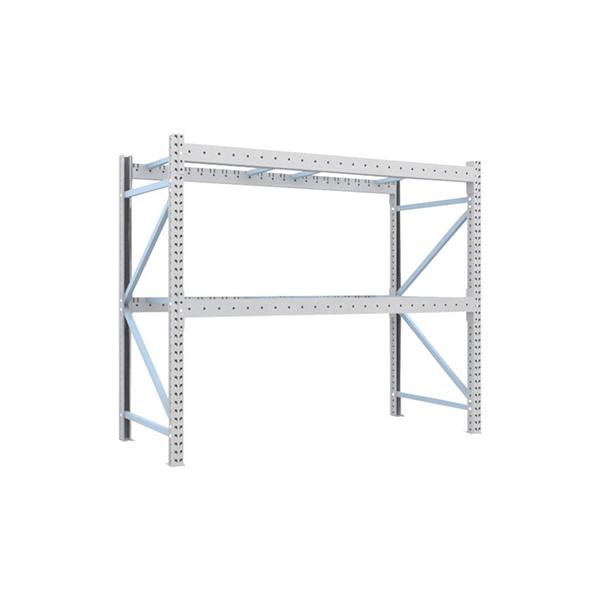 トラスコ TRUSCO 重量パレットラック1トン2300×1000×H2000 2段 単体 1D-20B23-10-2 459-1356