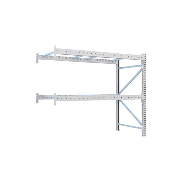 トラスコ TRUSCO 重量パレットラック1トン2500×1100×H2000 2段 連結 1D-20B25-11-2B 459-1445