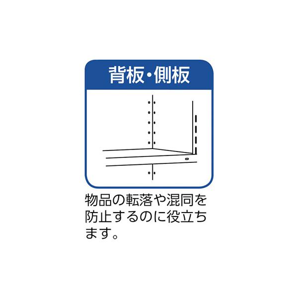 トラスコ TRUSCO スチールラック 軽量棚両開扉付 875×600×H1200 天地3段 ネオグレー 43W-T23 504-2861_1