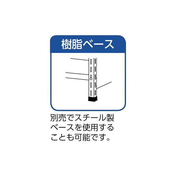 トラスコ TRUSCO スチールラック 軽量棚両開扉付 875×600×H1200 天地3段 ネオグレー 43W-T23 504-2861_2
