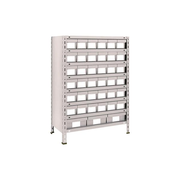 トラスコ TRUSCO スチールラック 軽量棚875×450×1200 樹脂引出 小×36大×3 ネオグレー 43X-808E6F1 510-5129