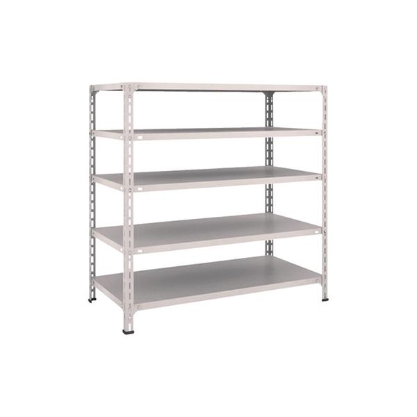 トラスコ TRUSCO スチールラック 軽量棚開放型 W1200×D600×H1200 5段 ネオグレー 44W-15 502-4820