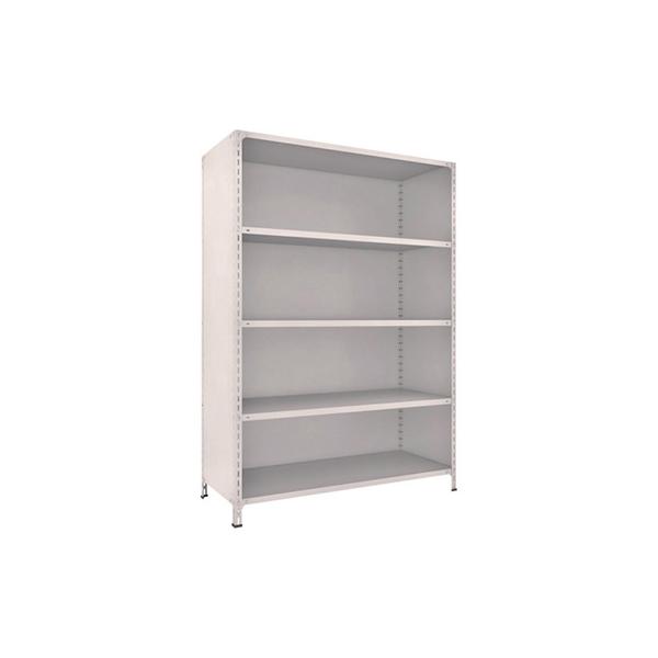 トラスコ TRUSCO スチールラック 軽量棚背板・側板付 W1500×D600×2100 5段 ネオグレー 75W-25 503-9461