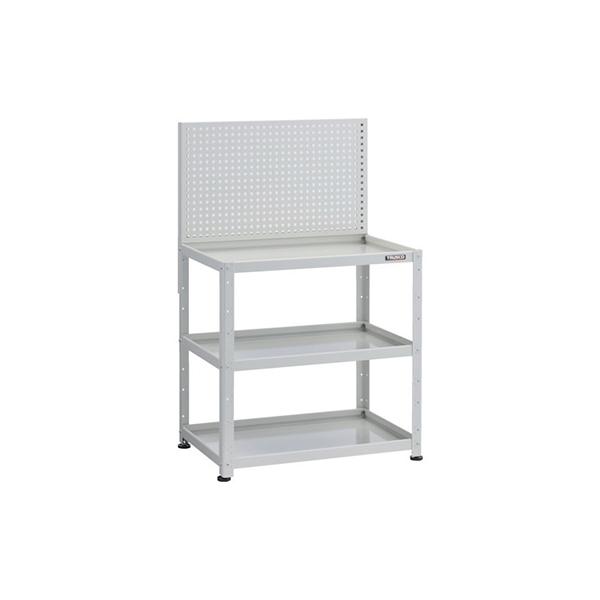 トラスコ TRUSCO 小型ボルト式棚 バーディワゴンラック型 上部パンチングパネル 750×500×1330 BDW-RP973-W 269-7210