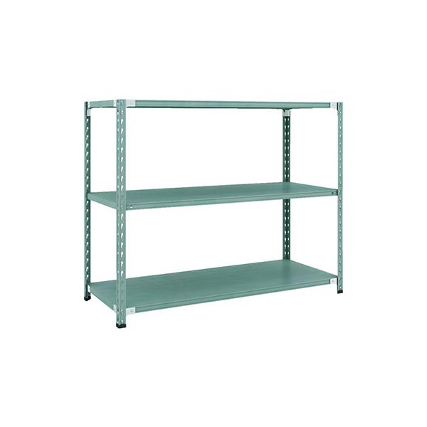 中量ラック 耐荷重300kgタイプ 連結 間口1800×奥行750×高さ2100mm 4段