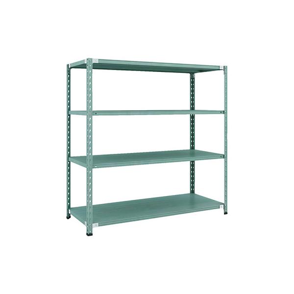 トラスコ TRUSCO CB型セミボルトレス軽量棚 1500×600×H1500 4段 グリーン CB-5564-GN 115-5144 16,640円