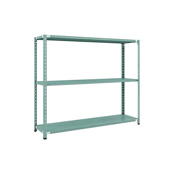 トラスコ TRUSCO CB型セミボルトレス軽量棚 1800×450×H1500 3段 グリーン CB-5643-GN 115-5147 14,375円