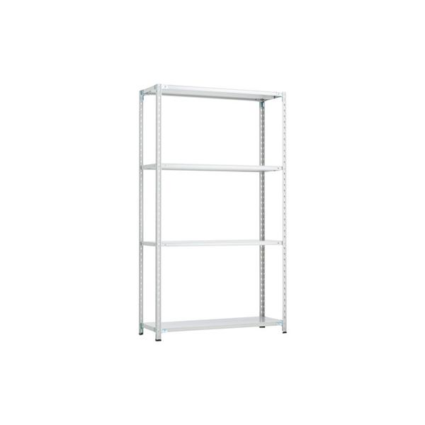 トラスコ TRUSCO CB型セミボルトレス軽量棚 1200×450×H21004段 WG色 CB-7444-WG 254-7147