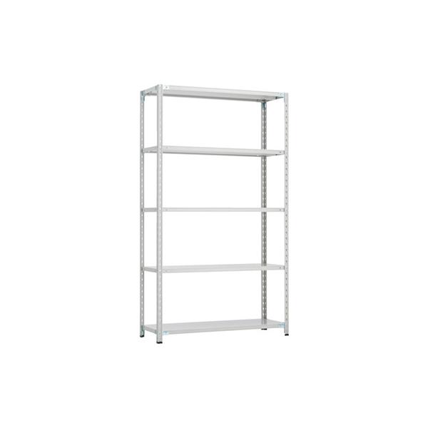 トラスコ TRUSCO CB型セミボルトレス軽量棚 1500×450×H21005段 WG色 CB-7545-WG 254-7148