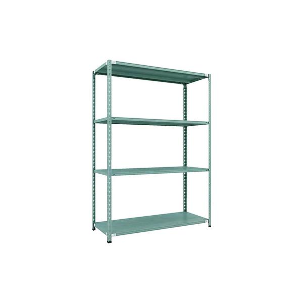 トラスコ TRUSCO CB型セミボルトレス軽量棚 1500×600×H21004段 グリーン CB-7564-GN 115-5220