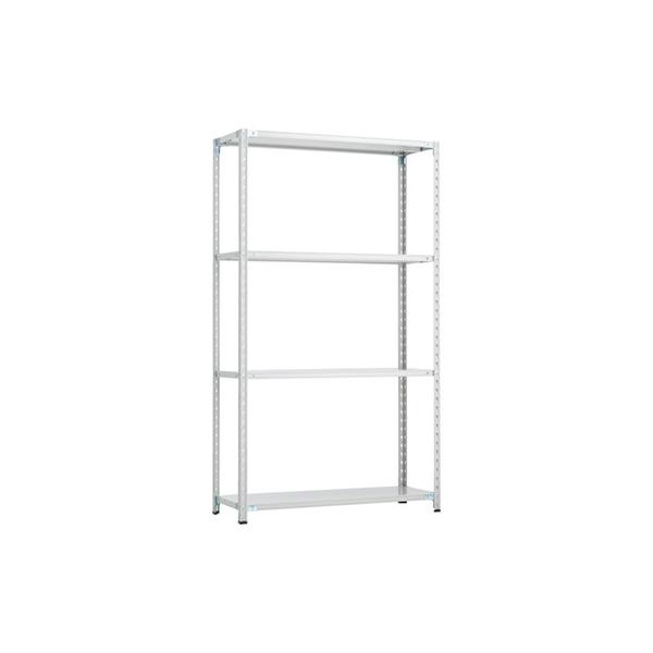 トラスコ TRUSCO CB型セミボルトレス軽さ棚 1800×600×H21004段 WG色 CB-7664-WG 254-7145