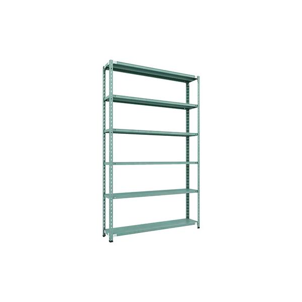 トラスコ TRUSCO CB型セミボルトレス軽量棚 1500×300×H2400 6段 グリーン CB-8536-GN 115-5248 16,751円