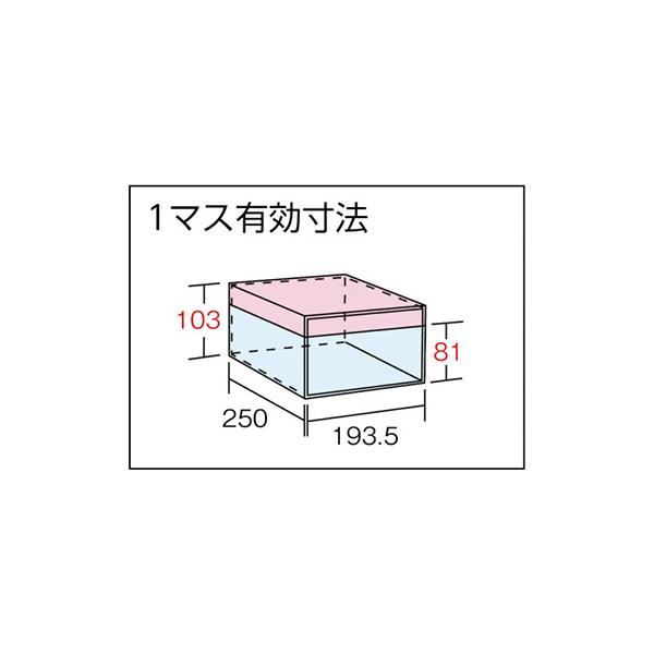 トラスコ TRUSCO スチール製区分棚 KB型 コボレ止め付 W875×D250×H1800 4列14段 KB-4140 504-1261_1