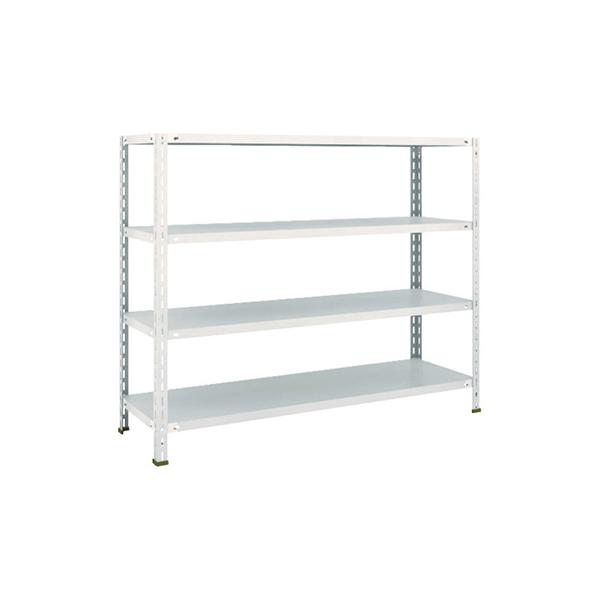 トラスコ TRUSCO スチールラック 軽量棚 中棚ボルトレス型1500×450×1200 4段 ネオグレー L45X-14 503-5414 13,878円