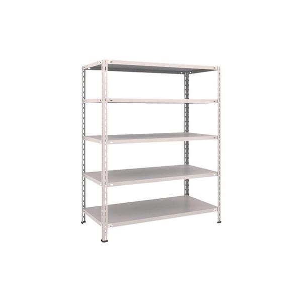 トラスコ TRUSCO スチールラック 軽量棚 中棚ボルトレス型1200×600×1500 5段 ネオグレー L54W-15 502-5435