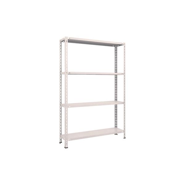 トラスコ TRUSCO スチールラック 軽量棚 中棚ボルトレス型1200×300×1800 4段 ネオグレー L64V-14 502-5508