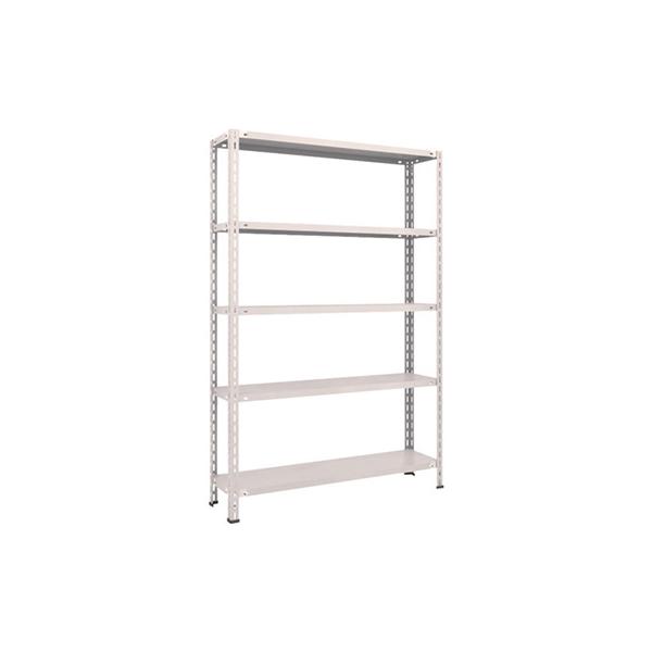 トラスコ TRUSCO スチールラック 軽量棚 中棚ボルトレス型1200×300×1800 5段 ネオグレー L64V-15 502-5516
