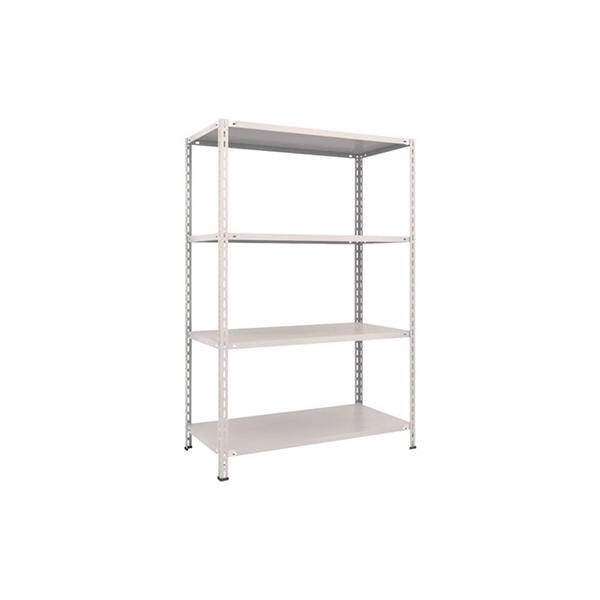 トラスコ TRUSCO スチールラック 軽量棚 中棚ボルトレス型1200×600×1800 4段 ネオグレー L64W-14 502-5541