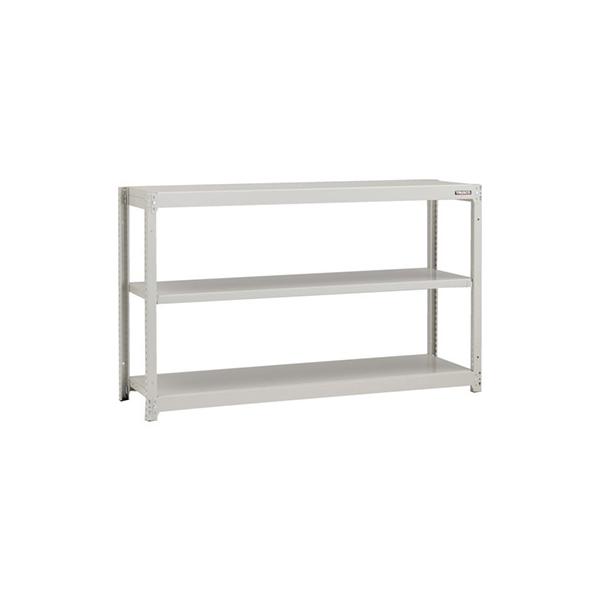 トラスコ TRUSCO スチールラック M1.5型軽中量棚 860×445×H900 3段 単体 ネオグレー M1.5-3343 538-5977