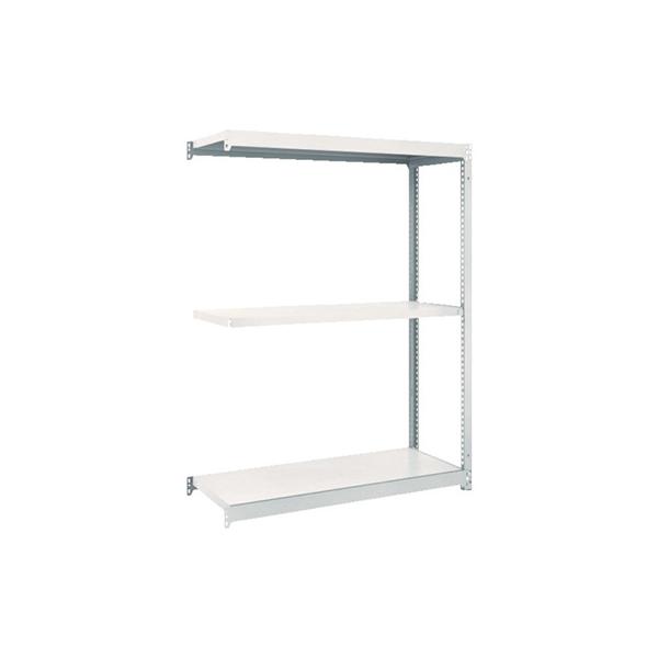 トラスコ TRUSCO スチールラック M1.5型軽中量棚 1160×595×1200 3段連結 ネオグレー M1.5-4463B 511-4497