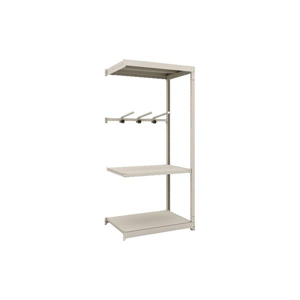 TRUSCO トラスコ中山 スチールラック M1.5型軽中量棚 1160X595XH1200 4段うちスライド2段 連結 [M1.5-4462M2B] M1.54462M2B 販売単位：1 送料無料