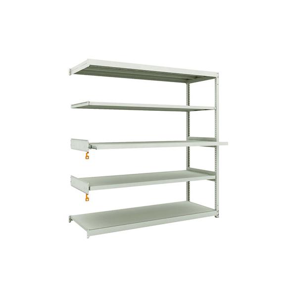 TRUSCO スチールラック M1.5型軽中量棚 1460X595XH900 3段連結 ネオグレー (M1.5-3563B NG(ネオグレー)) M1.5-DS7545 スチールラック 災害備蓄ラック M1．5型 1460X445X2100 5