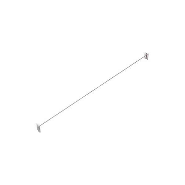 トラスコ TRUSCO スチールラック M1.5用 回転式落下防止バー W1800用 M1.5-KRB18-NG 393-3911