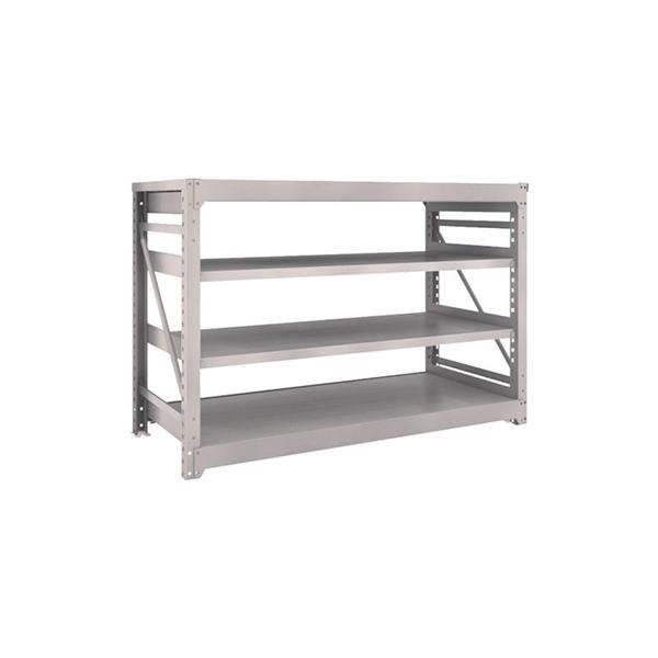 (送料別途)(直送品)TRUSCO スチールラック M10型重量棚 900X620XH1200 4段 連結 ネオグレー M10-4364B:NG M106694 M10型1トン重量棚1800×900×H1800単体 ネオグレ TRUSCO 組立式