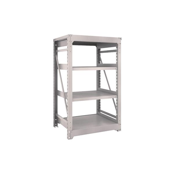 トラスコ TRUSCO スチールラック M10型重量棚 900×620×H1500 4段 単体 ネオグレー M10-5364 503-9622 法人限定トラスコ中山（TRUSCO） TRUSCO スチールラック Ｍ１０型