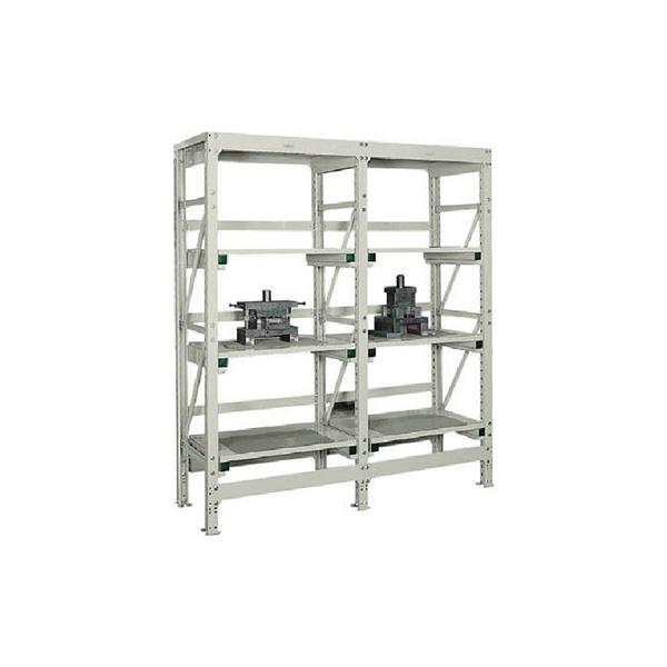トラスコ TRUSCO スチールラック 金型ラック中量用 900×617×H2115 連結 ネオグレー M10-7363KAB 484-3754