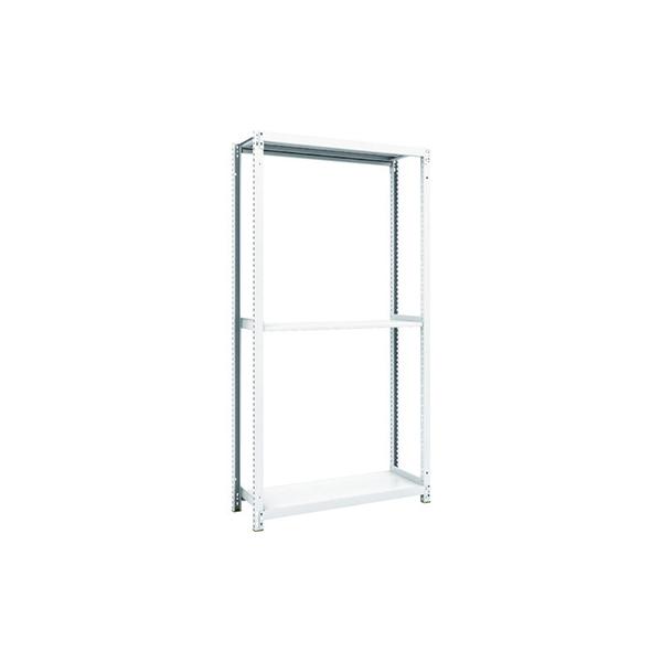 トラスコ TRUSCO スチールラック M1型抗菌塗装ボルトレス軽量棚900×320×H1800 3段 M1-6333 856-7278