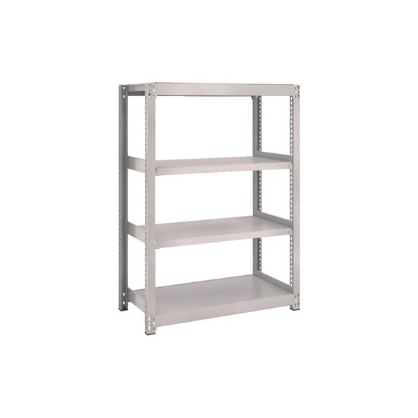 トラスコ TRUSCO スチールラック M2型 W860×D450×H1200 4段 単体 ネオグレー M2-4344 506-8061