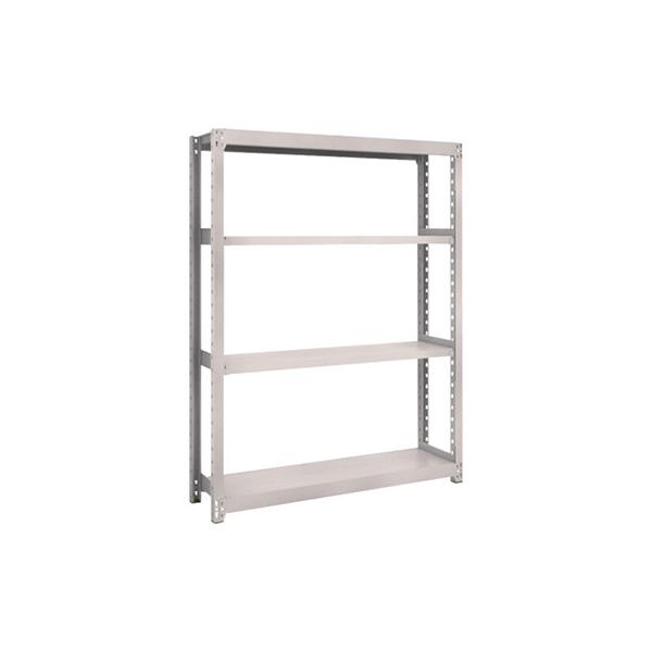 トラスコ TRUSCO スチールラック M2型 W1160×D300×H1500 4段 単体 ネオグレー M2-5434 506-6581