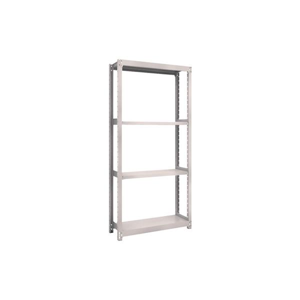 トラスコ TRUSCO スチールラック M2型 W860×D300×H1800 4段 単体 ネオグレー M2-6334 506-7065