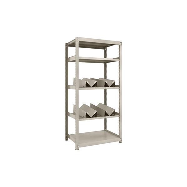 トラスコ TRUSCO スチールラック M2型軽中量棚 860×600×H1800 缶受×4付 M2-6365-KU4 183-3766