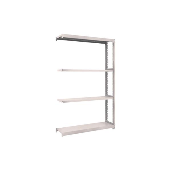 トラスコ TRUSCO スチールラック M2型 W1160×D300×H1800 4段 連結 ネオグレー M2-6434B 508-5632