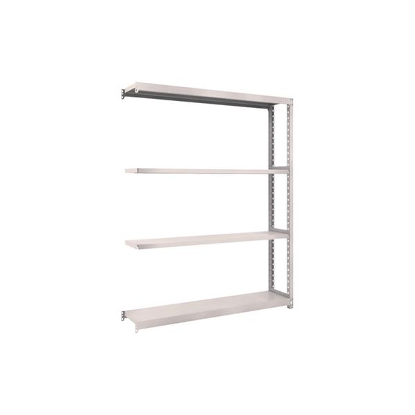 トラスコ TRUSCO スチールラック M2型 W1460×D300×H1800 4段 連結 ネオグレー M2-6534B 508-5870